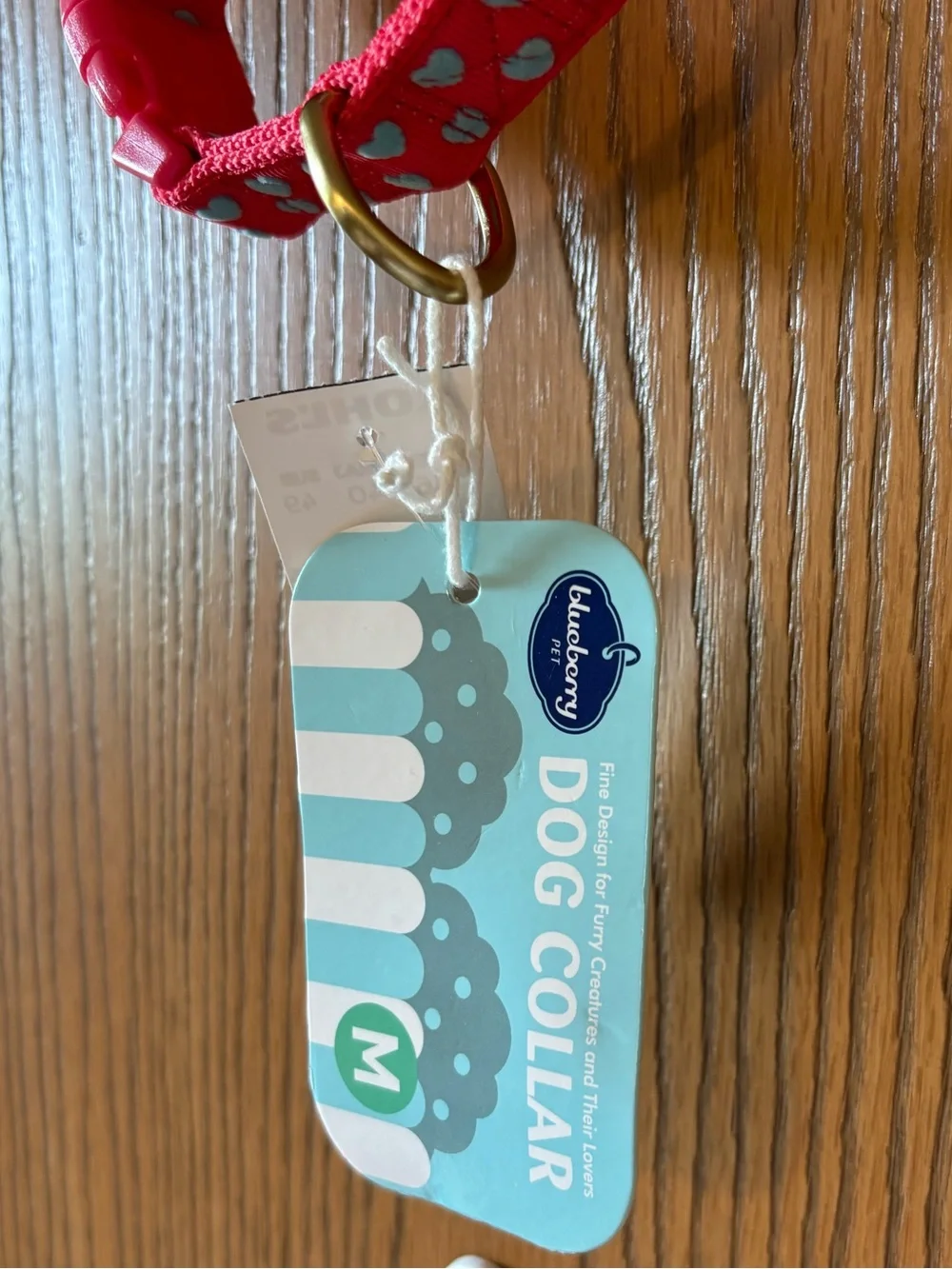 blueberry pet Heart Dog Collar